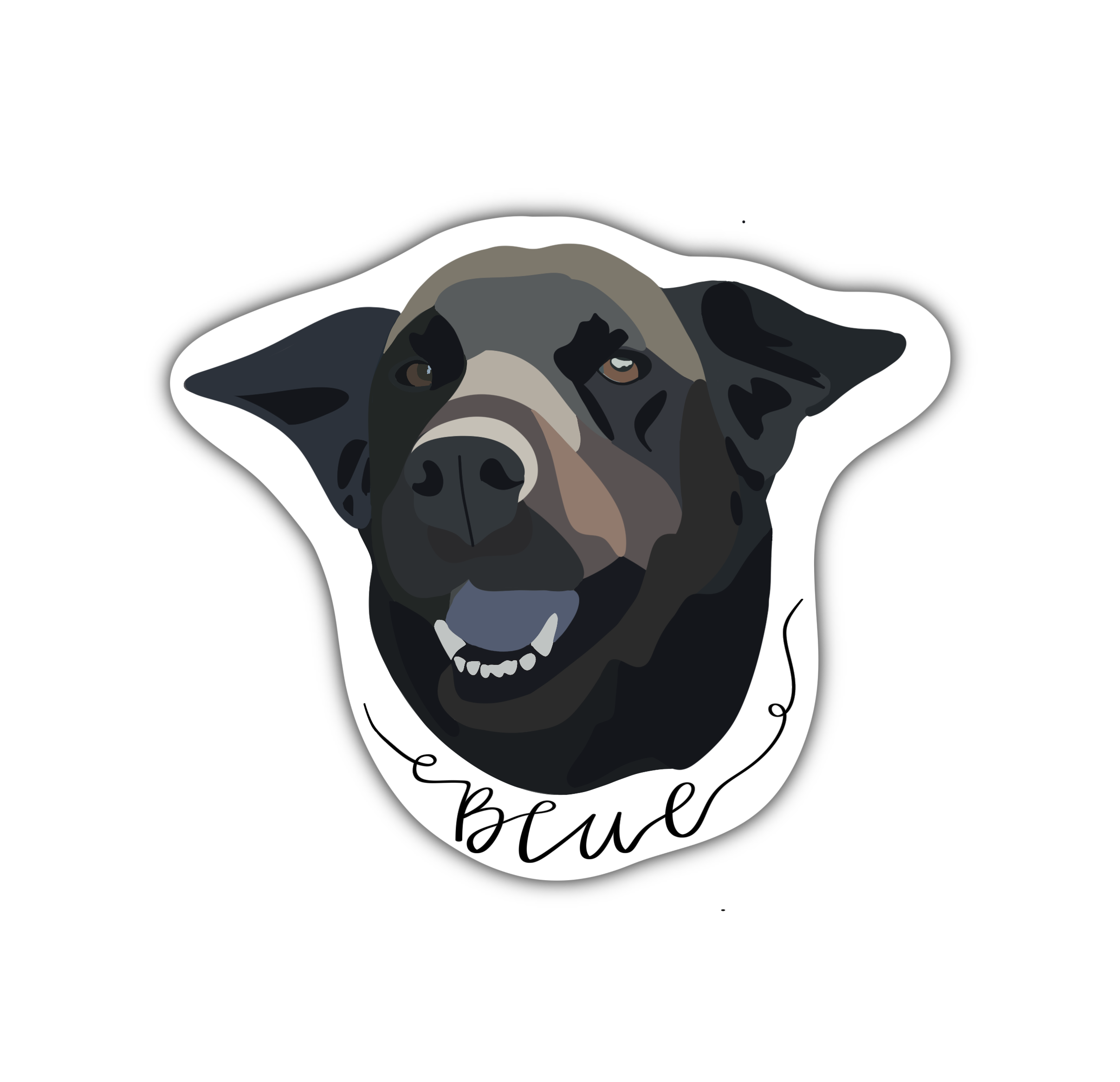 Custom Pet Portrait Sticker