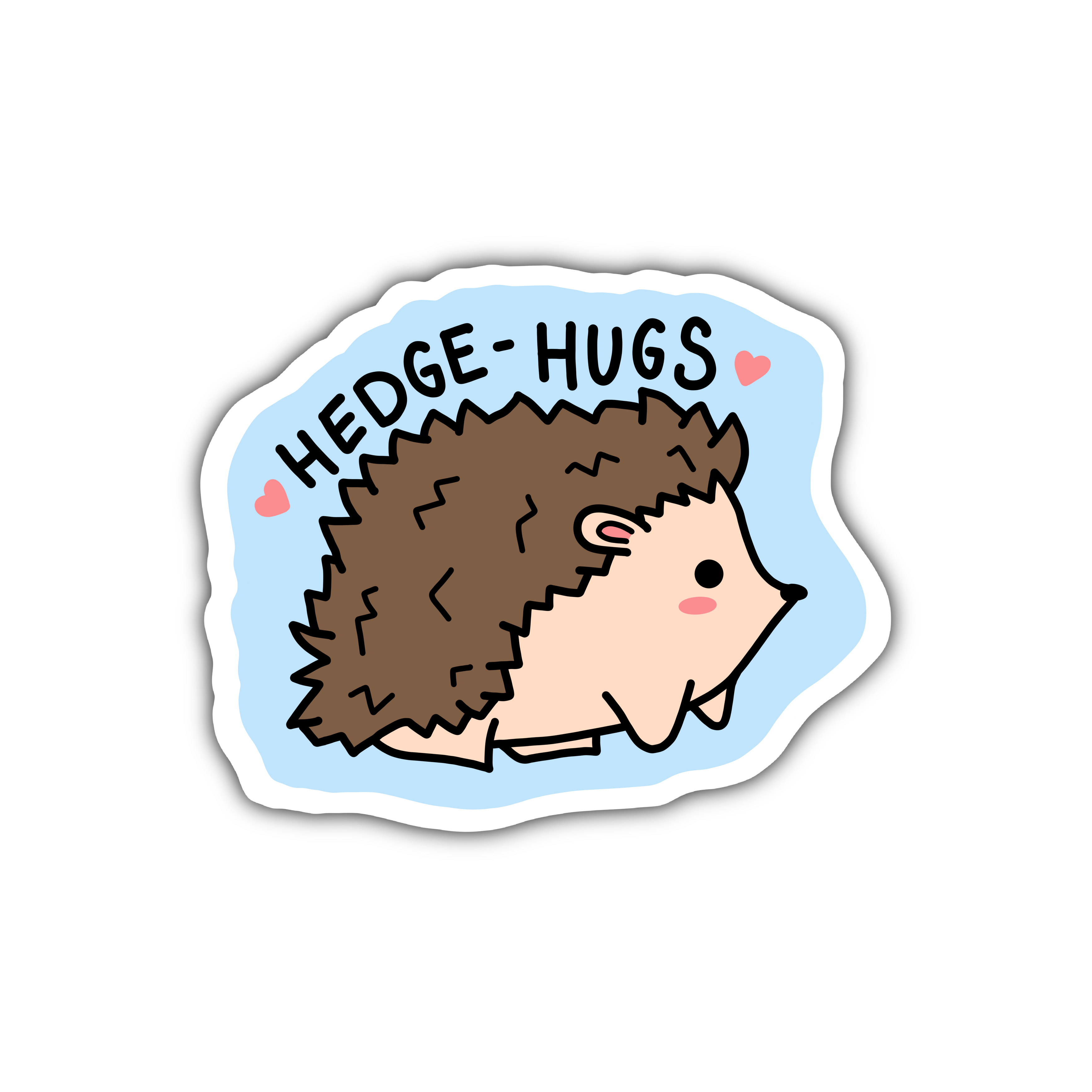 Hedge-Hugs Sticker