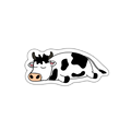 Sleeping Cow Sticker