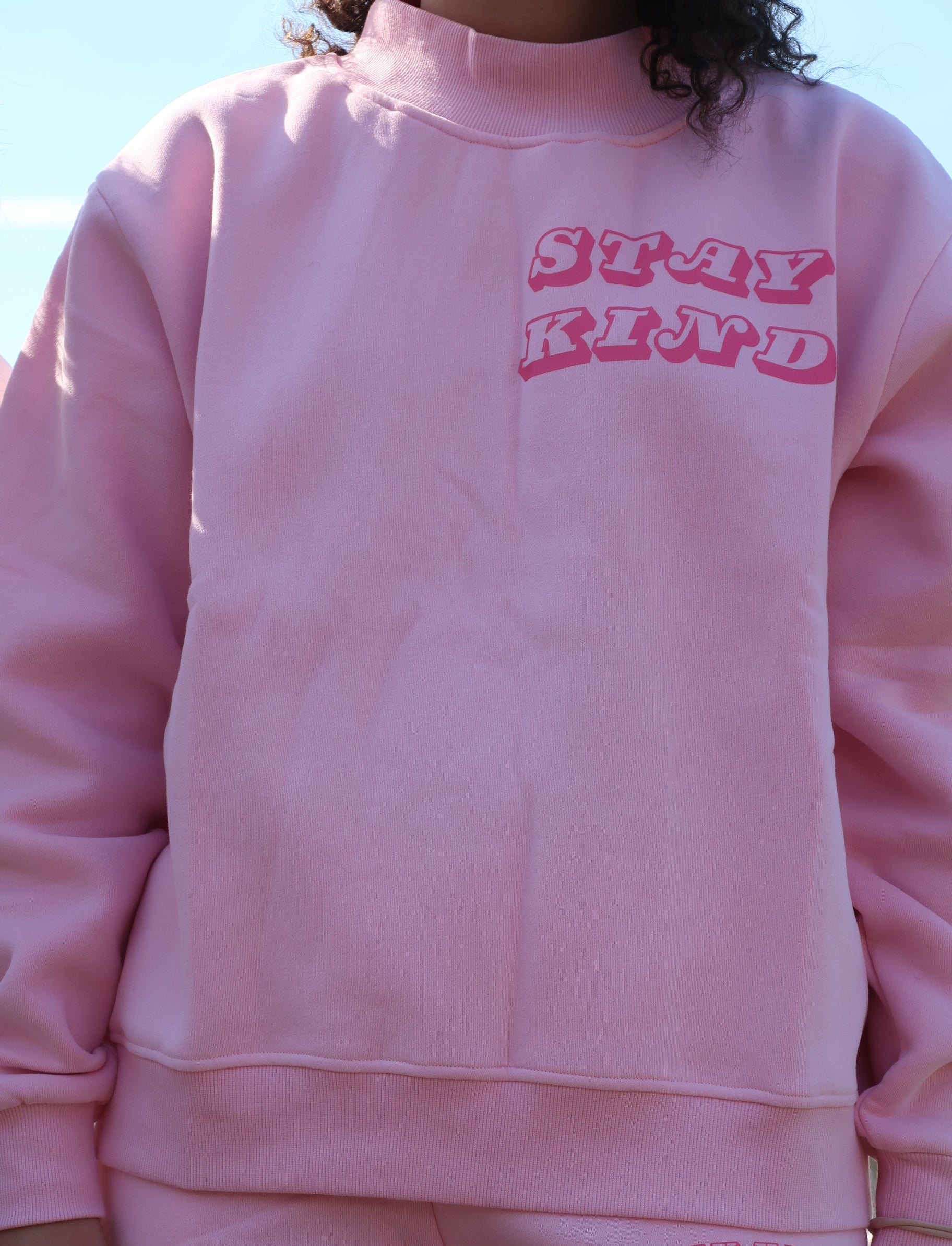 Mock-Neck Crew Sweatshirt